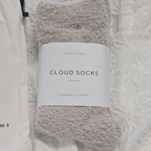 Sweet Dreams Cloud Socks - Soft Knit in Cream